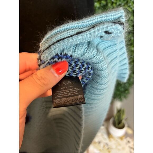 Tide Card Log Baggy AOP Flames Sweater Size XL - Picture 3 of 3